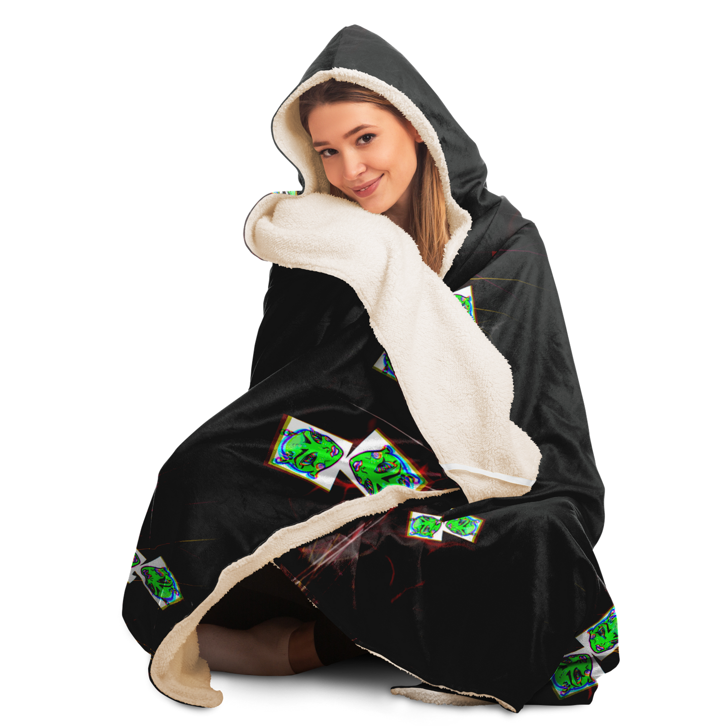 Acid Blast Hooded Blanket