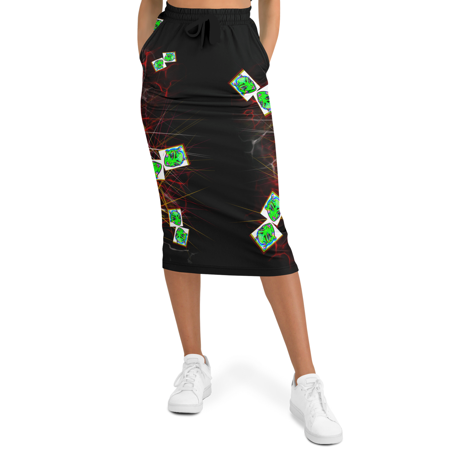 Acid Blast Long Skirt