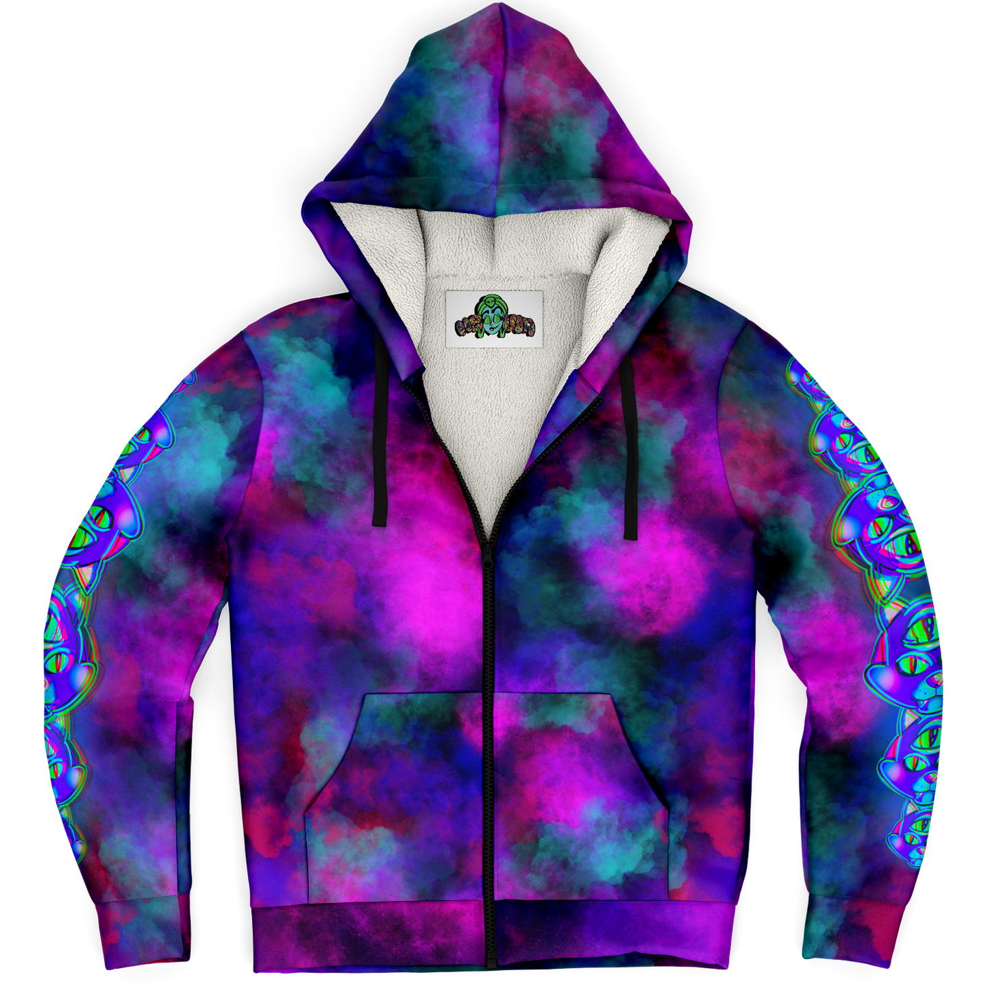 Cosmic Cat Zip Hoodie