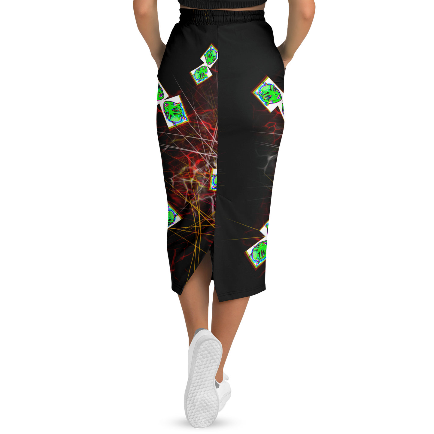 Acid Blast Long Skirt