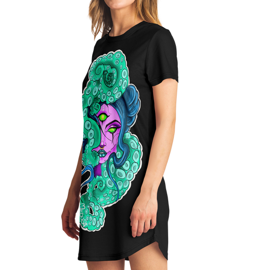 Tentacle T-shirt Dress