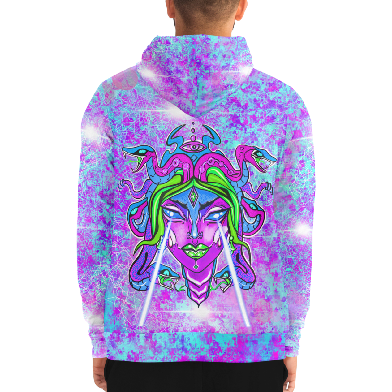 Cyber Diamond Zip Hoodie