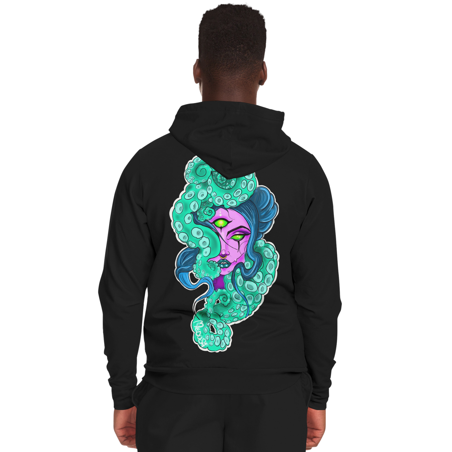 Tentacle Zip Hoodie