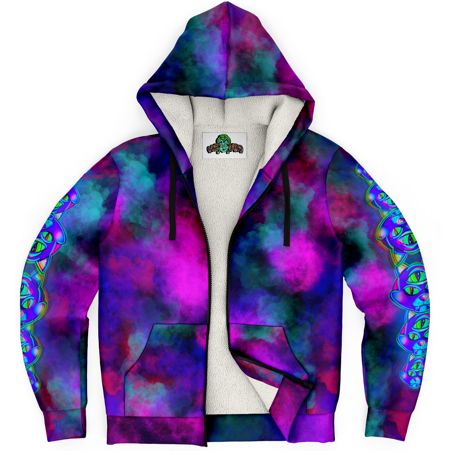 Cosmic Cat Zip Hoodie